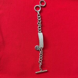 Chico's Silver Crystal Pavé Bracelet